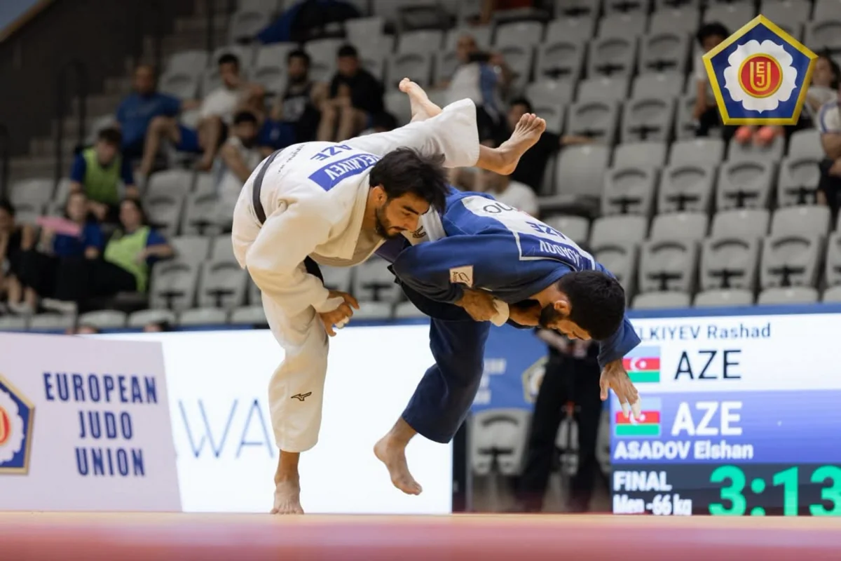 Азербайджанские дзюдоисты взяли три медали в первый день European Open в Праге