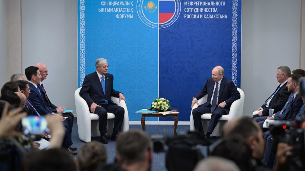 Путин — Токаеву: Мы очень рады вас видеть