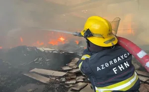 Ağdam-Füzuli avtomobil yolunun yaxınlığında açıq ərazidə yanğın baş verib