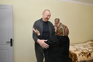 Ильхам Алиев поделился кадрами поездки в Шушинский район
