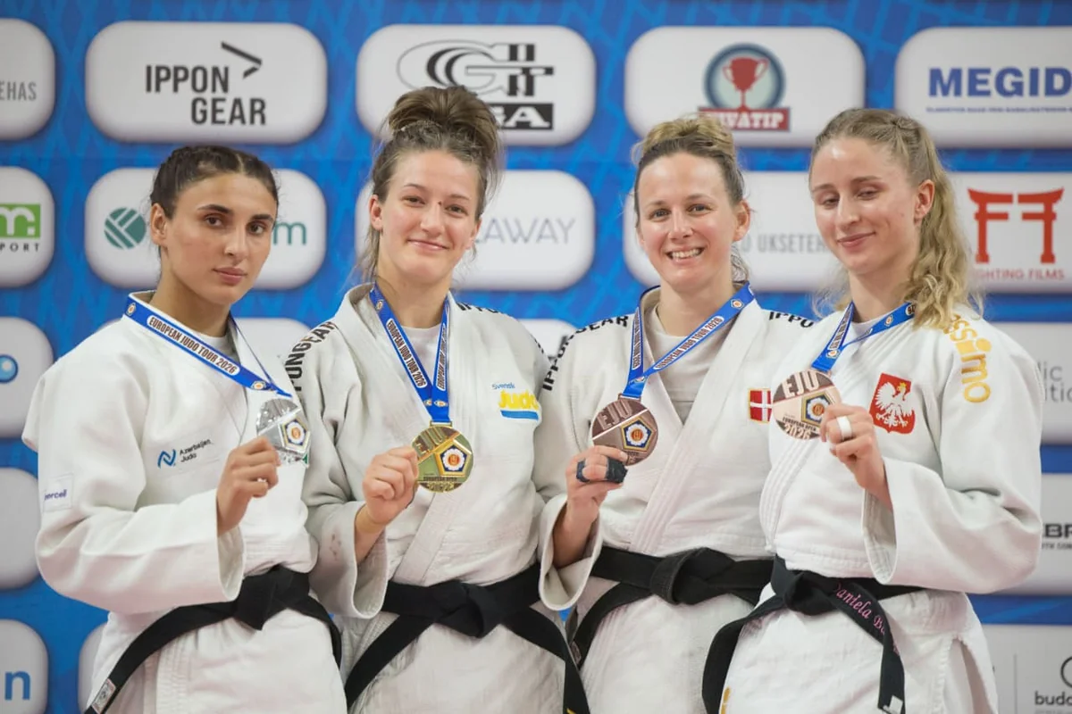 Азербайджанские дзюдоистки завоевали две медали на старте European Open