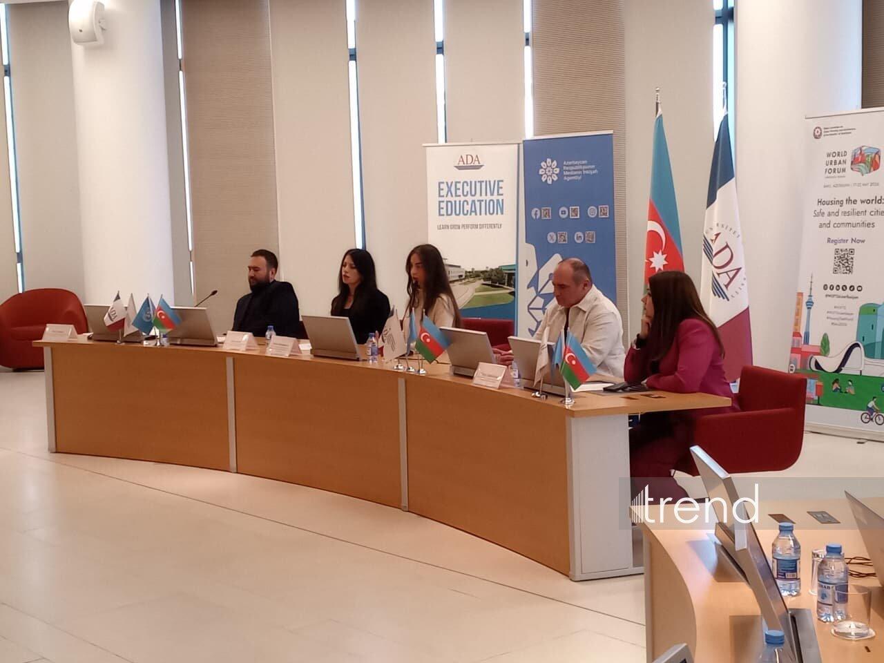 WUF13 çərçivəsində maarifləndirici təlimlərin iştirakçılarının sayı açıqlanıb