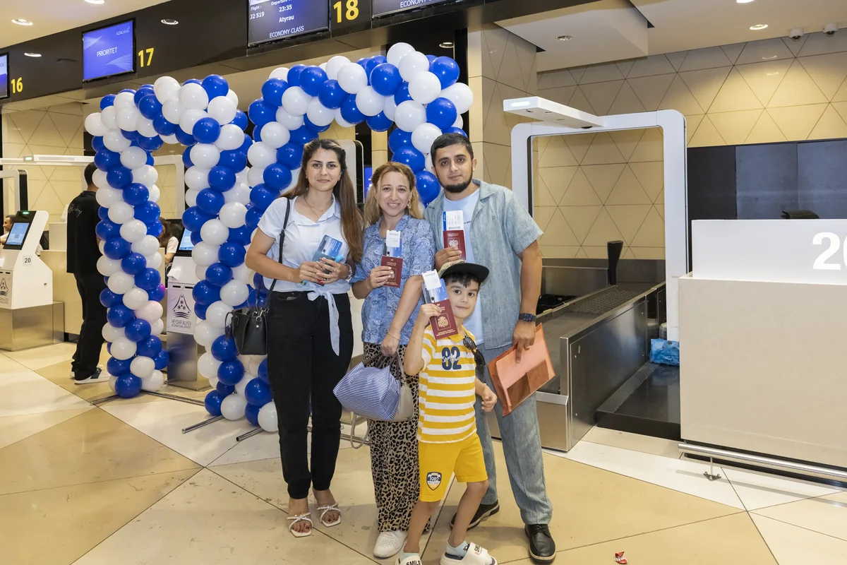 Azerbaijan Airlines успешно выполнила первый рейс в Атырау