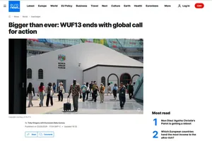 Euronews подготовил материал, посвященный итогам WUF13 в Баку