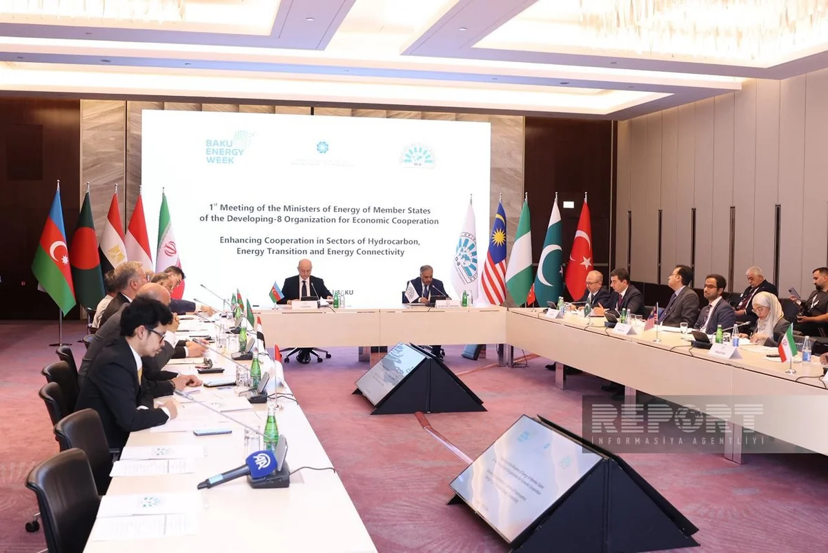 В рамках встречи министров D-8 будет принята Бакинская декларация по энергосотрудничеству