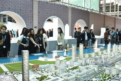 Павильон Baku White City на WUF13 находится в центре внимания иностранных гостей