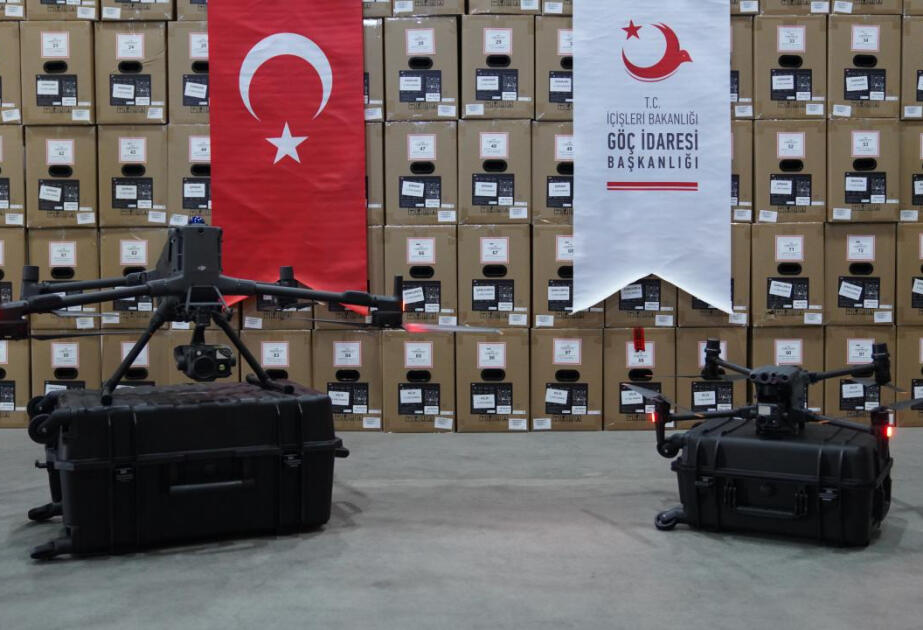 Türkiyə sərhəd bölmələri termal kameralarla təchiz olunmuş yüzlərlə dronla təchiz edilib