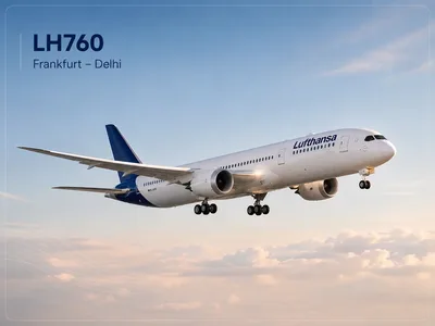 Самолет авиакомпании Lufthansa, следовавший в Дели, совершил вынужденную посадку в Баку