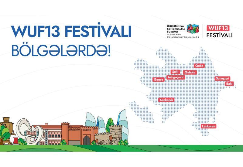 Azərbaycanın bir sıra şəhərlərində WUF13 Festivalının keçiriləcəyi yerlər açıqlanıb