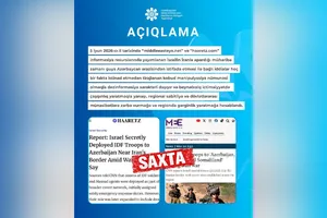 В MEDİA назвали публикации Middle East Eye и Haaretz частью информационной манипуляции