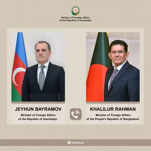 Джейхун Байрамов поздравил бангладешского коллегу с избранием на председателем 81-й сессии ГА ООН