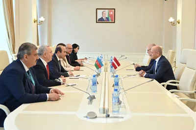 Обсуждено развитие межпарламентского сотрудничества Азербайджана и Латвии (ФОТО)