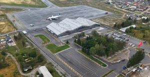 Аэропорт "Каракол" принял первый самолет магистрального класса Airbus A320 (видео)