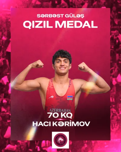 Азербайджанский борец Гаджи Керимов стал чемпионом Европы U-20