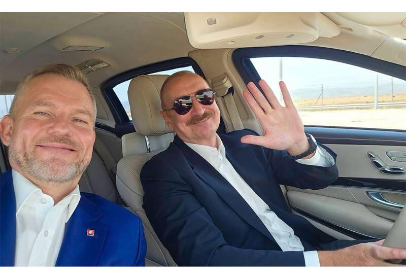 Slovakiya Prezidenti Prezident İlham Əliyevə qonaqpərvərliyə görə təşəkkür edib