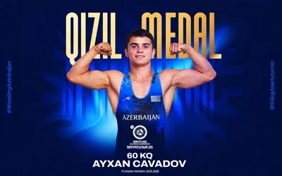 Азербайджанский борец во второй раз подряд стал чемпионом мира