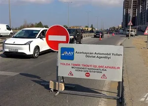 Часть Бакинской кольцевой дороги закроется