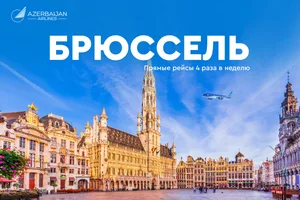 Новое направление — новые возможности: Azerbaijan Airlines открывает прямые рейсы в Брюссель