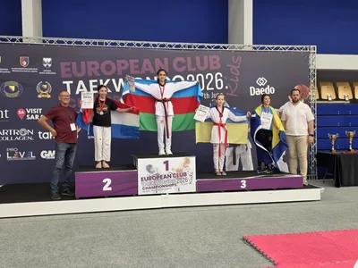 Азербайджанские таэквондисты стали победителями клубного чемпионата Европы