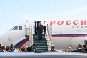 Председатель Правительства России прибыл в Узбекистан