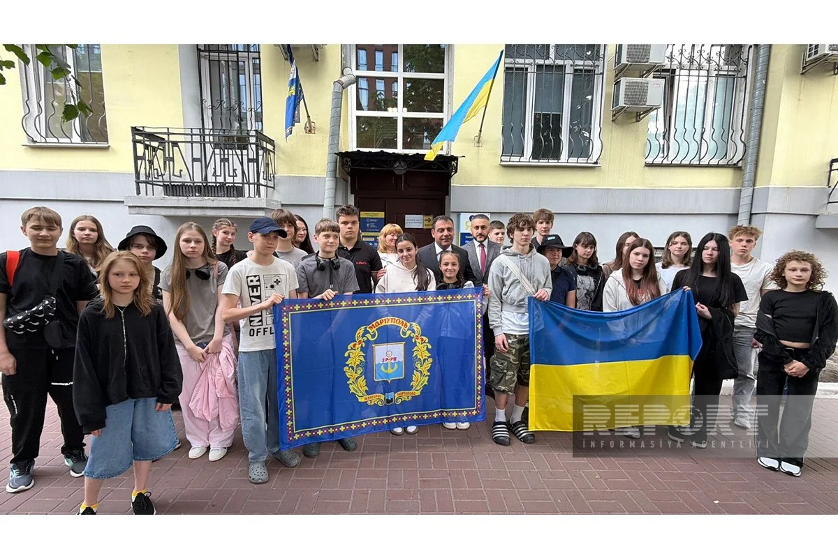 Очередная группа украинских детей отправлена в Азербайджан на реабилитацию