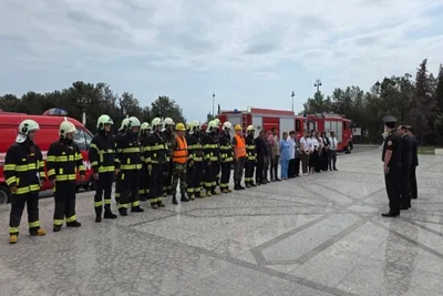 МЧС Азербайджана провело противопожарные учения в музее Гянджи-ВИДЕО