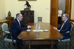 Ceyhun Bayramovla Sergey Lavrov arasında Moskvada təkbətək görüş keçirilir