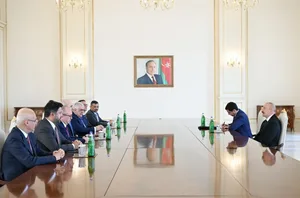 Президент Ильхам Алиев принял делегацию во главе с председателем ВНСТ