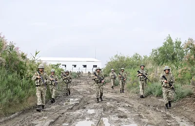 В Азербайджане проведены учебные сборы с военнообязанными (ФОТО)