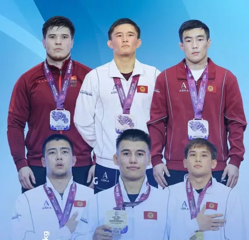 Сборная Кыргызстана завоевала 6 медалей на чемпионате Азии по спортивной борьбе во Вьетнаме