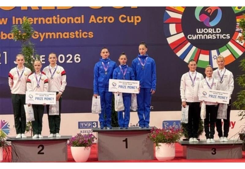 Azərbaycan gimnastları bir sıra beynəlxalq yarışlarda medallar qazanıblar
