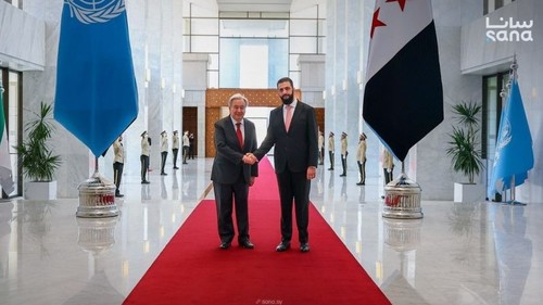 Президент Сирии принял генсекретаря ООН в Дамаске