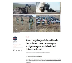 Колумбийские СМИ отметили опыт Азербайджана в сфере разминирования