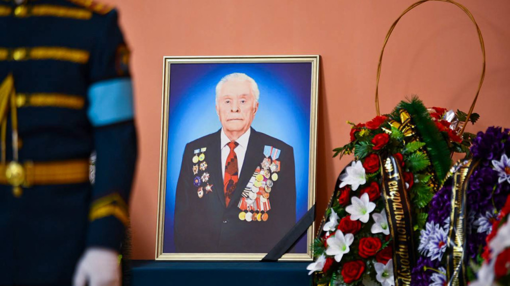 103-летнего ветерана Ивана Гапича проводили в последний путь в Уральске