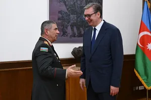 Закир Гасанов и Александар Вучич обсудили развитие военного сотрудничества