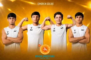 Сборная Азербайджана по пляжной борьбе стала чемпионом Европы