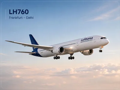 Самолет Lufthansa, следовавший в Дели, совершил посадку в Баку