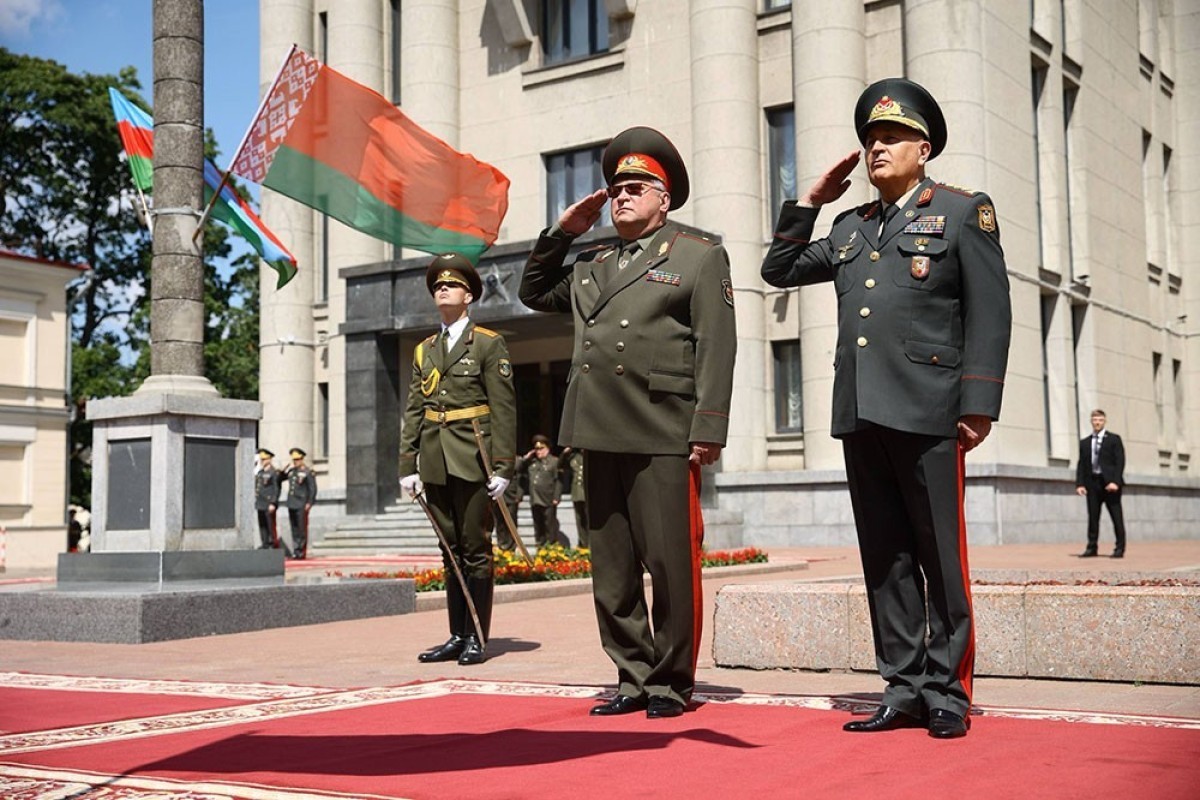 Начальник Генерального штаба Вооружённых сил Азербайджана находится с официальным визитом в Беларуси