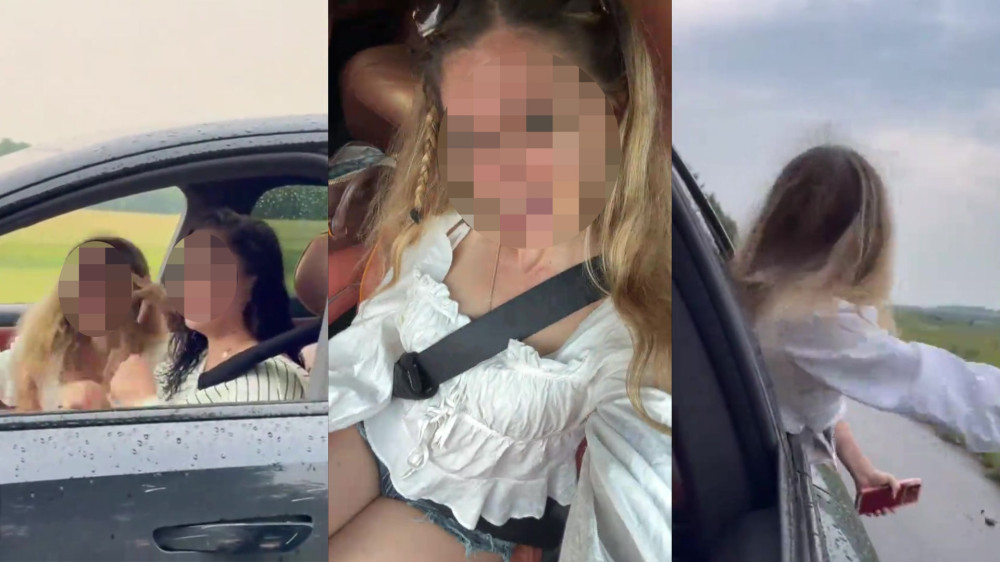“Мама Люба, давай“- девушек-блогеров оштрафовали за съемку клипа в автомобиле