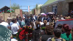 В Геранбое прощаются с шехидом Рауфом Ахмедовым
