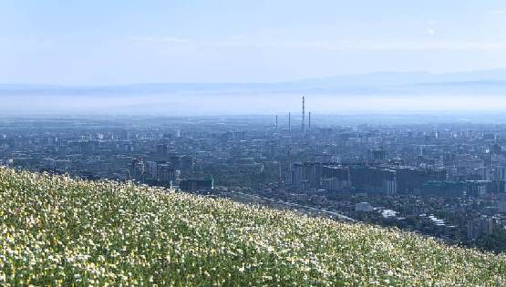 Панорама Бишкека и красная луна Иссык-Куля: фото и видео читателей 24.kg