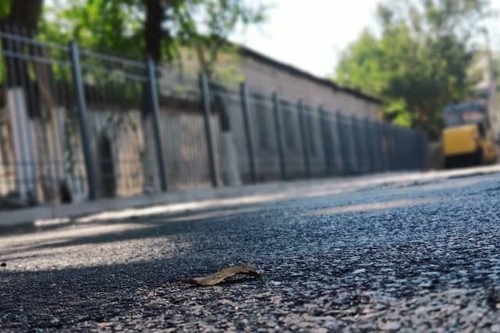В Таласском районе завершено асфальтирование 5 км автодороги Чат-Базар—Арал—Талды-Булак