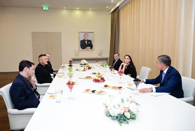 Вице-президент Фонда Гейдара Алиева Лейла Алиева встретилась с руководителем Ватиканской апостольской библиотеки и Апостольского архива