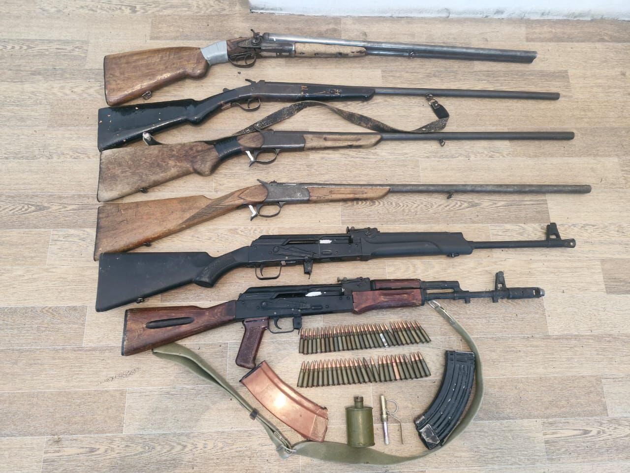 Qanunsuz saxlanılan silahlar