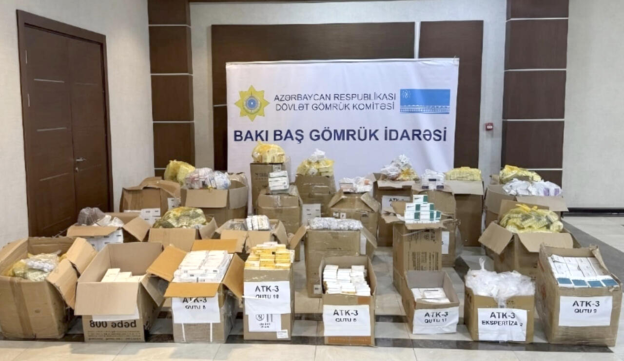 Azərbaycana qanunsuz yolla gətirilmiş külli miqdarda dərman vasitələri