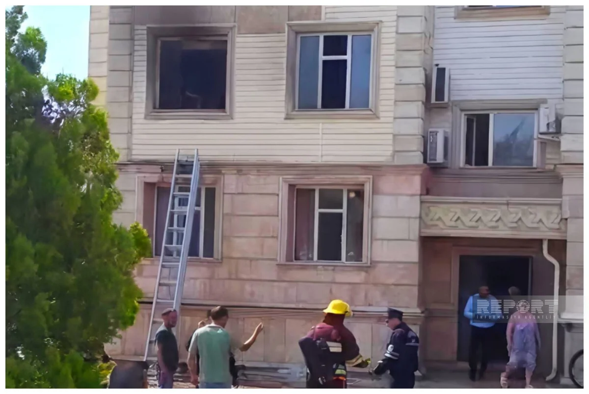 В Нахчыване пострадавший при пожаре в пятиэтажке двухлетний ребенок умер в больнице