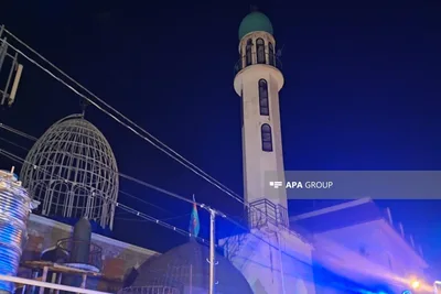 В Баку произошел пожар в мечети