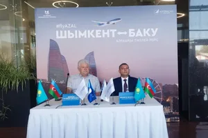 AZAL выполнил первый рейс в Шымкент