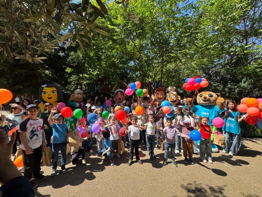 Bakı Zooloji Parkında Uşaqların Beynəlxalq Müdafiəsi Günü münasibətilə bayram tədbiri keçirilib
