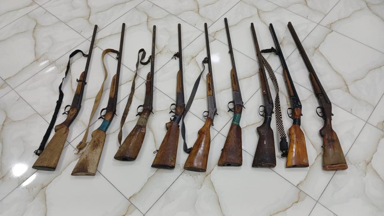 Qanunsuz saxlanılan silahlar